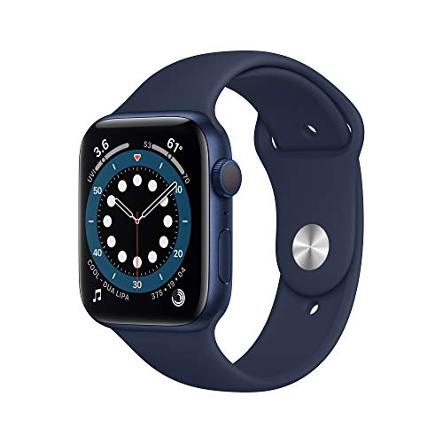 Apple Watch Series 6 (GPS, 44mm) - Blue Aluminum Case with...